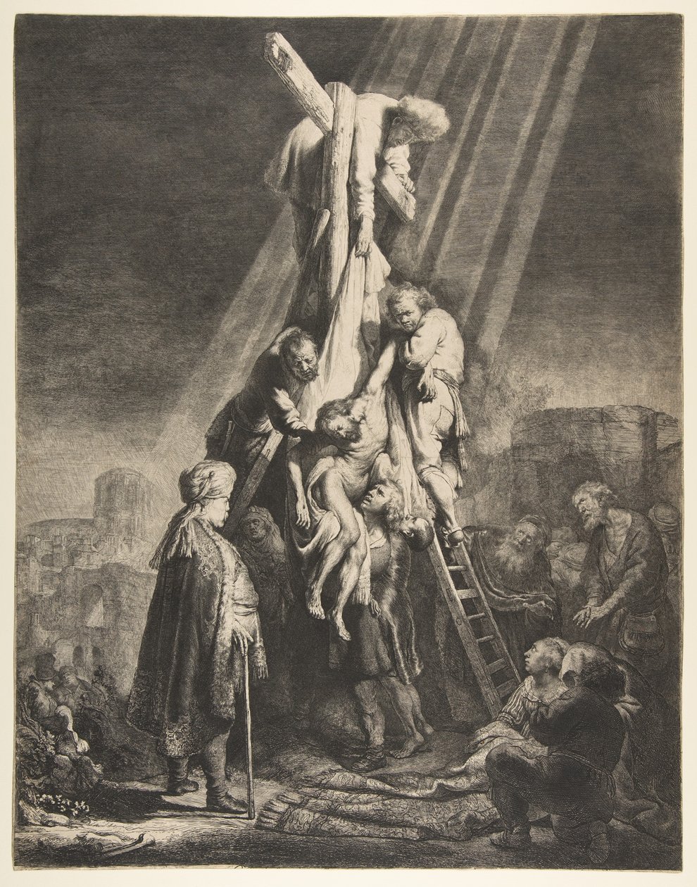 Nedstigning fra korset, 1633. av Rembrandt van Rijn