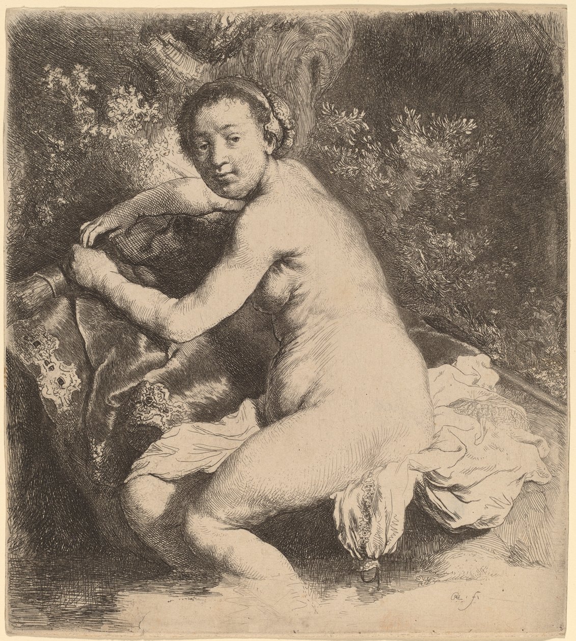 Diana på badet av Rembrandt van Rijn