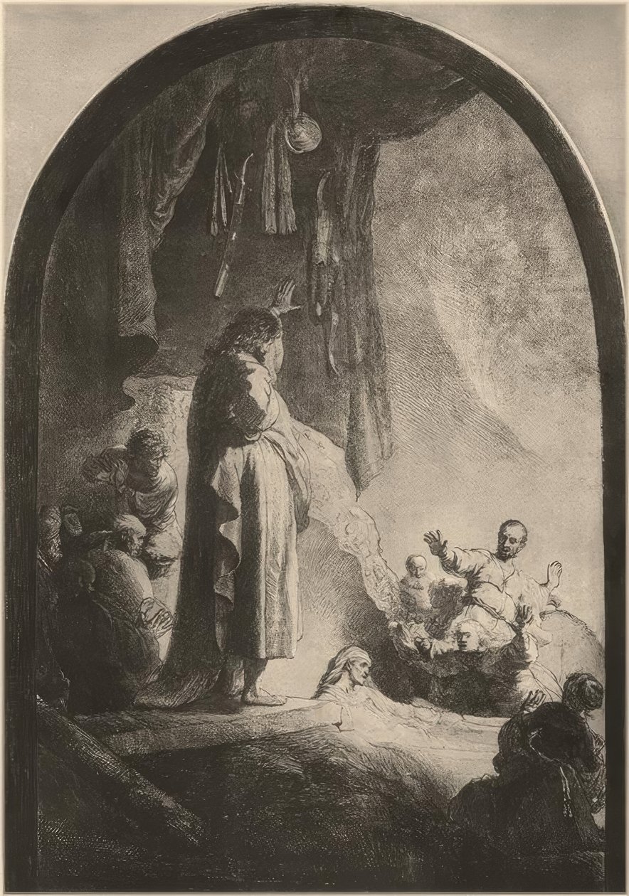 Oppreisningen av Lasarus av Rembrandt van Rijn