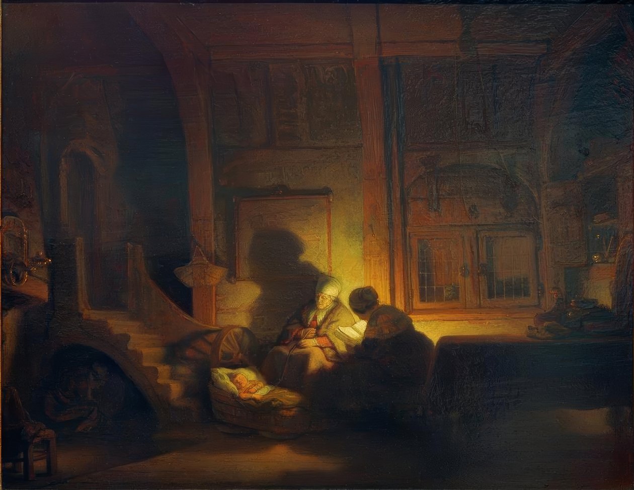 Den hellige familien av Rembrandt van Rijn