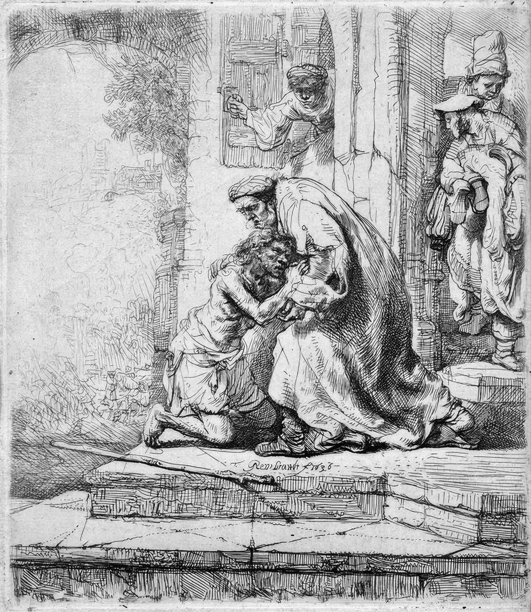 Hjemkomsten til den fortapte sønnen av Rembrandt van Rijn