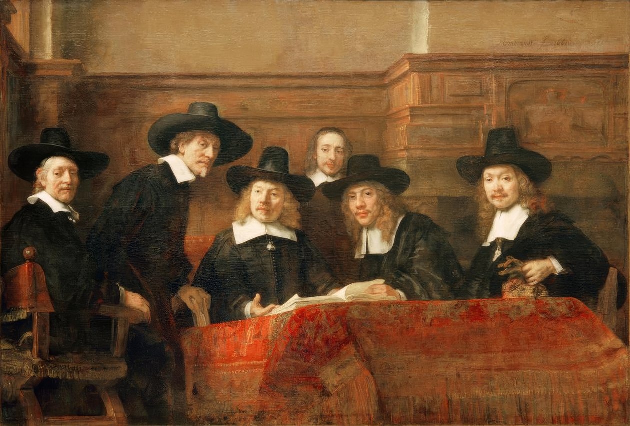De stålmesterne av Rembrandt van Rijn