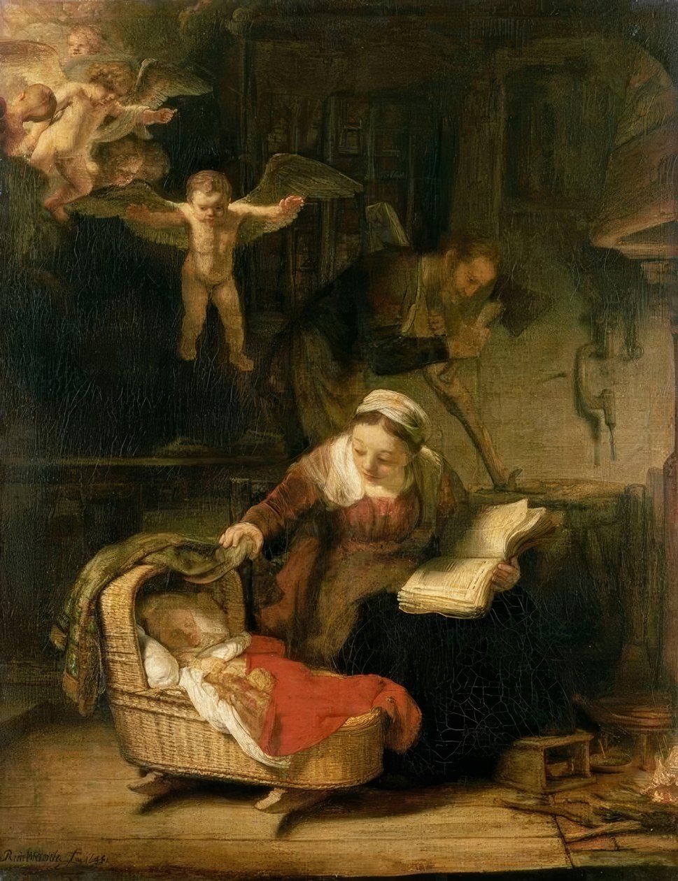 Den hellige familie av Rembrandt van Rijn