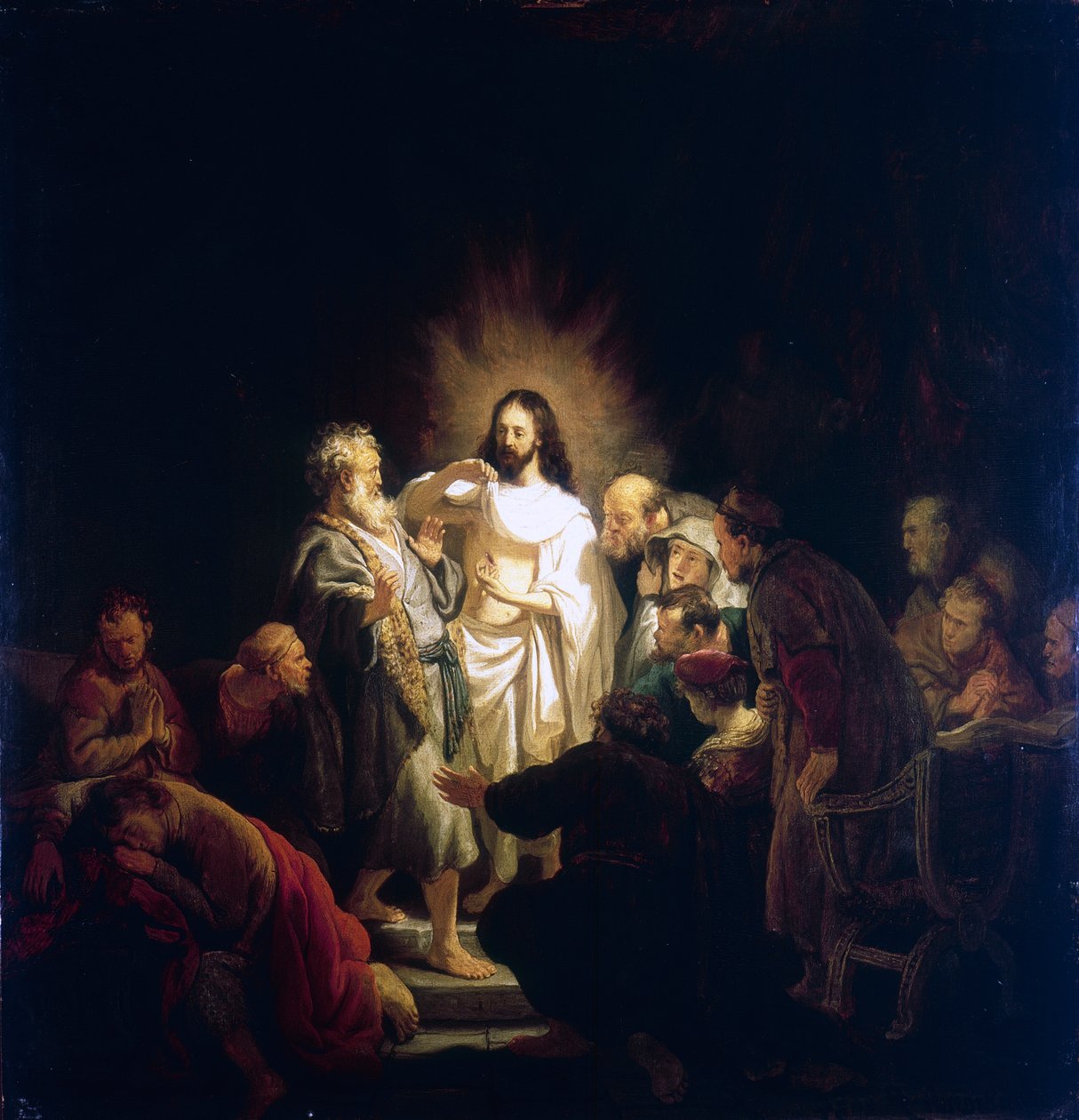 Tviler på Thomas, 1634 av Rembrandt van Rijn