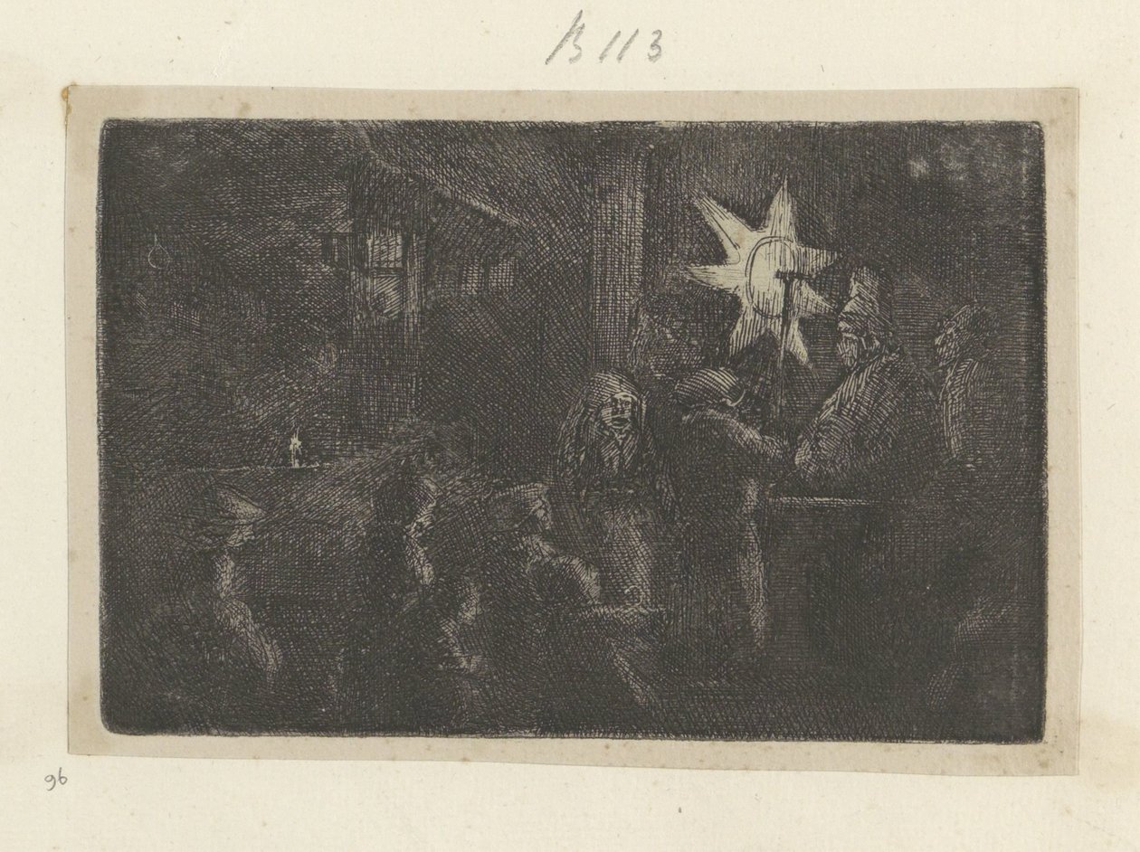 Helligtrekonger: et nattstykke Recueil de quatre-vingt-cinq estampes originales (serietittel) av Rembrandt van Rijn