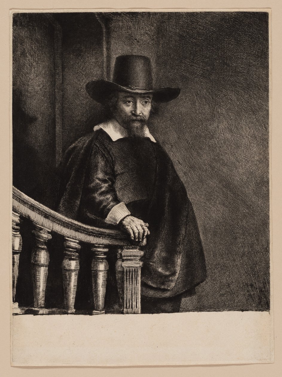 Ephraim Bonus, jødisk lege av Rembrandt van Rijn