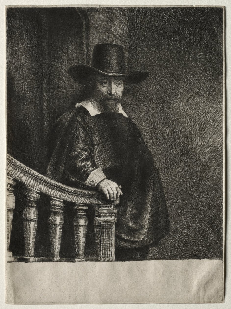 Ephraim Bonus, jødisk lege av Rembrandt van Rijn