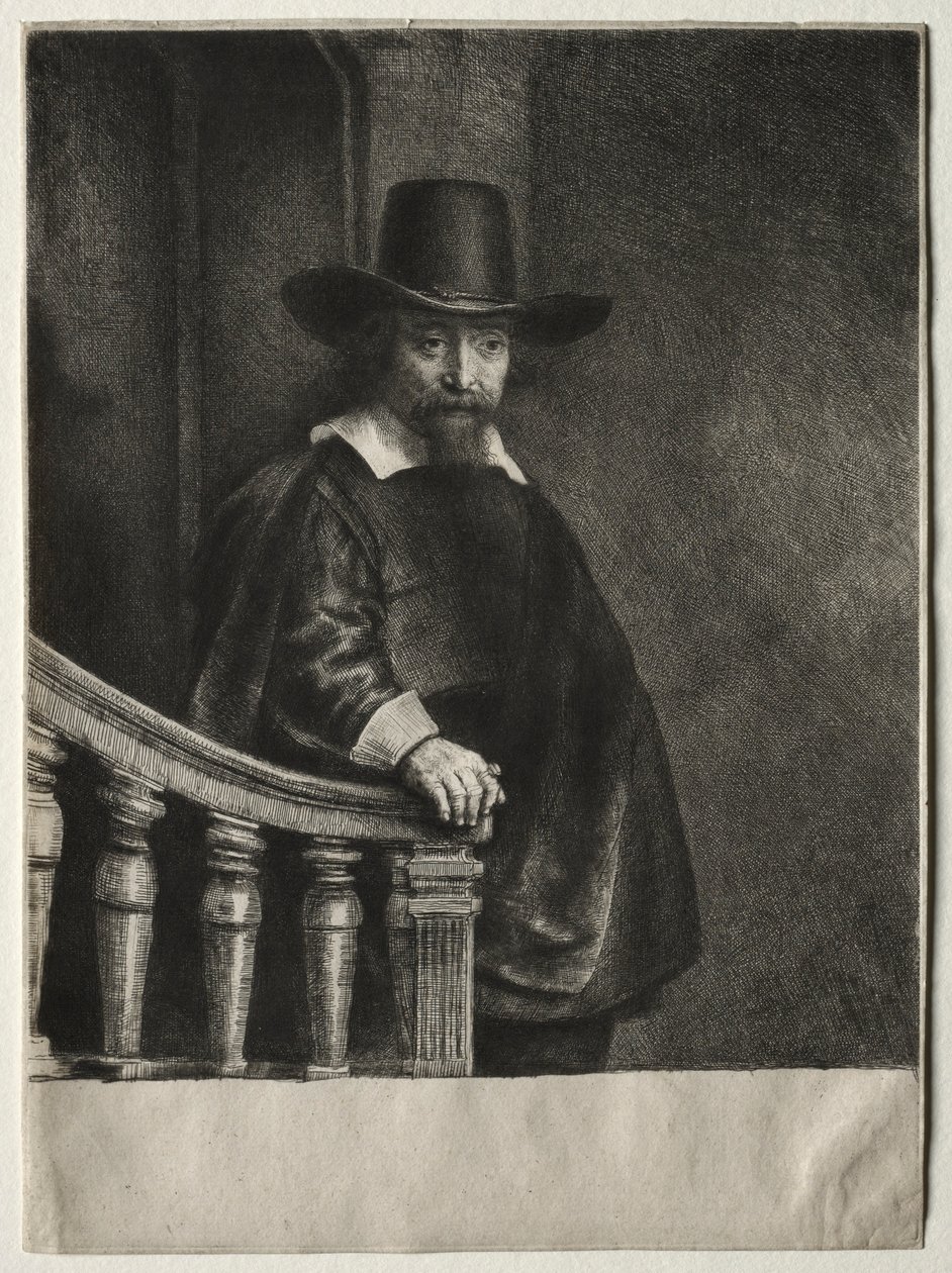 Ephraim Bonus, jødisk lege, 1647. av Rembrandt van Rijn
