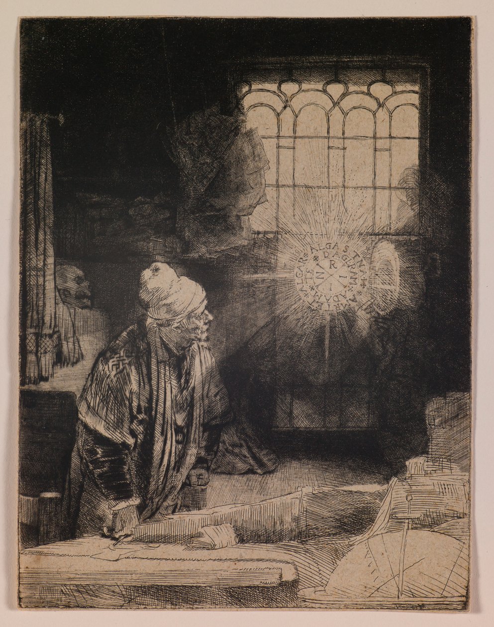 Faust (Lærde i sitt arbeidsrom) av Rembrandt van Rijn