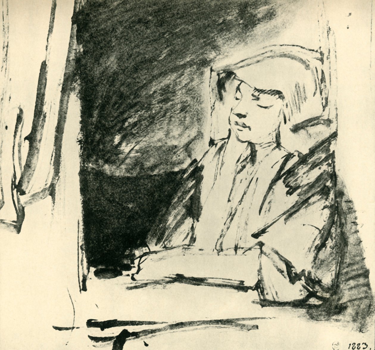 Girl Asleep in a Window, c1655, 1943. av Rembrandt van Rijn