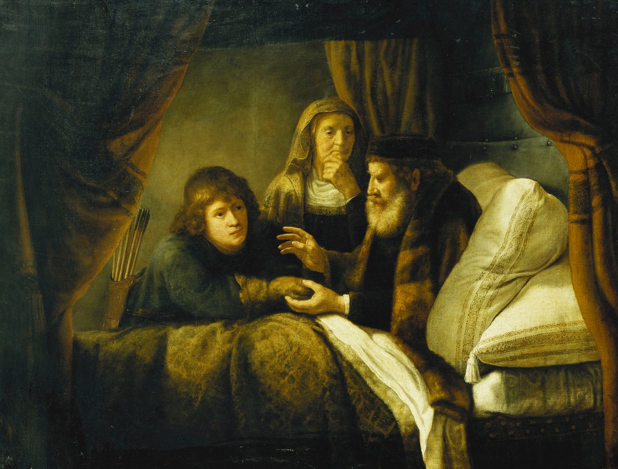 Issac Blessing Jacob, ca. 1640 av Rembrandt van Rijn