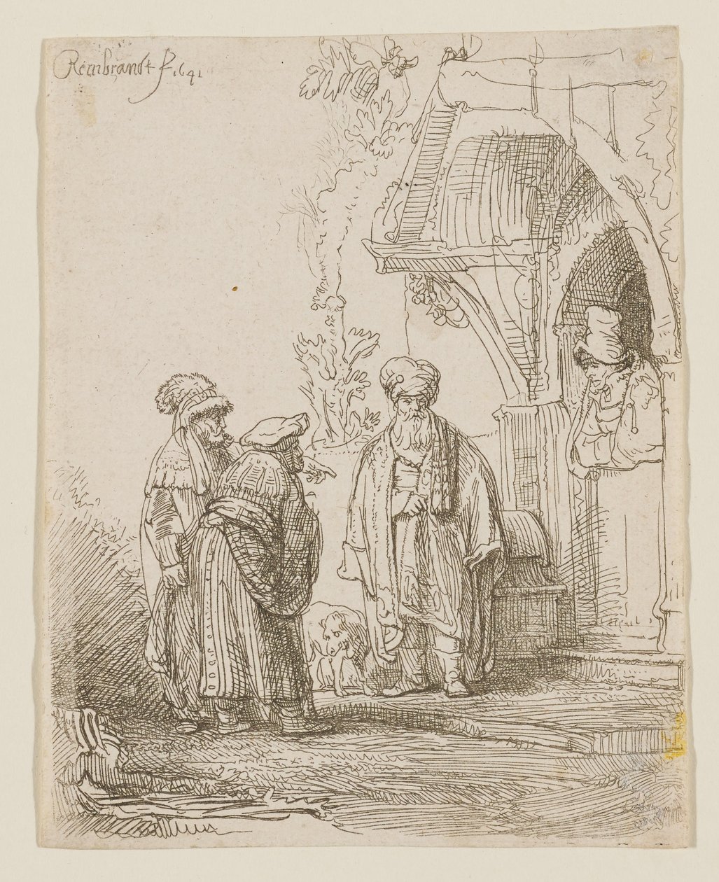 Jakob og Laban av Rembrandt van Rijn