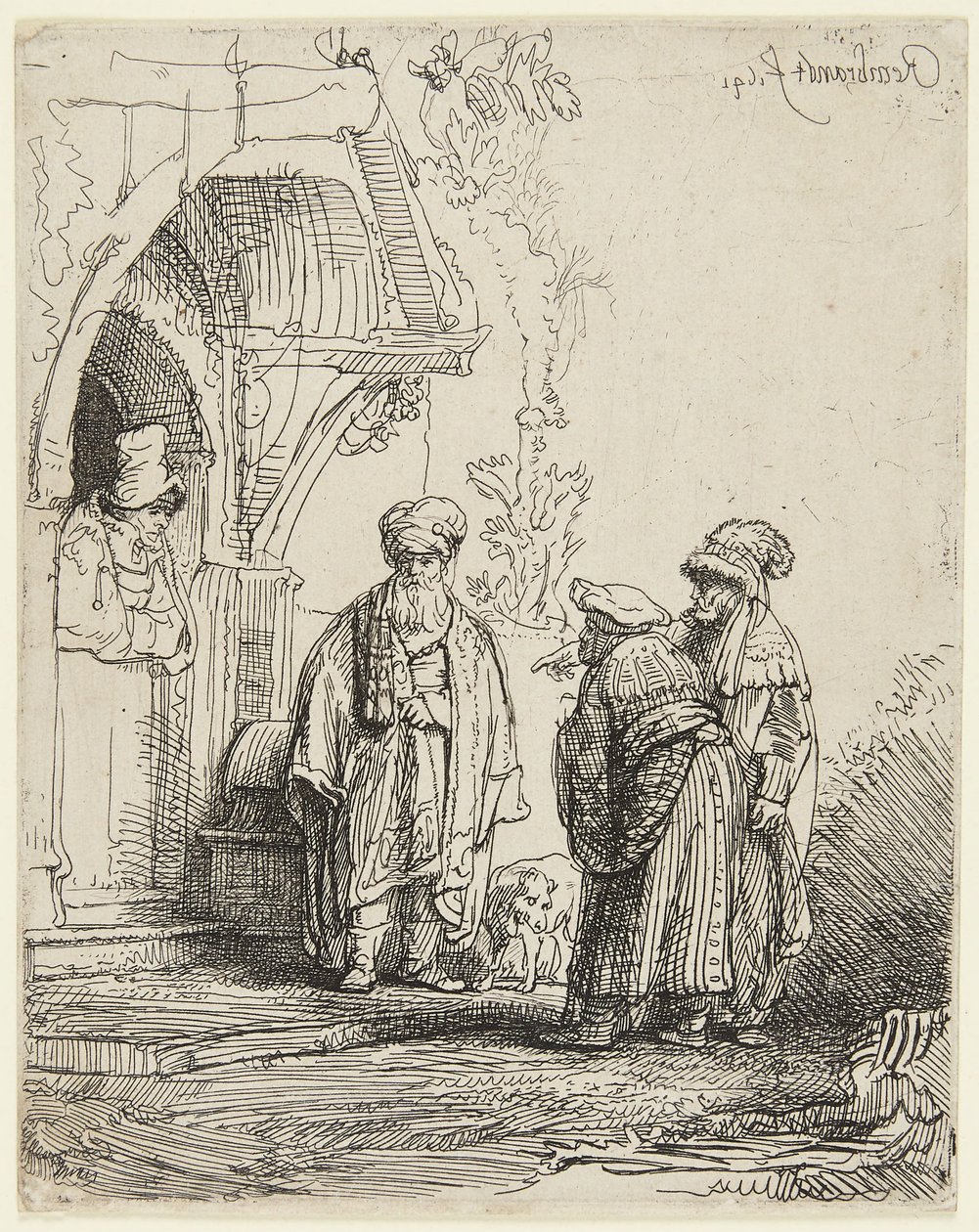 Jakob og Laban av Rembrandt van Rijn