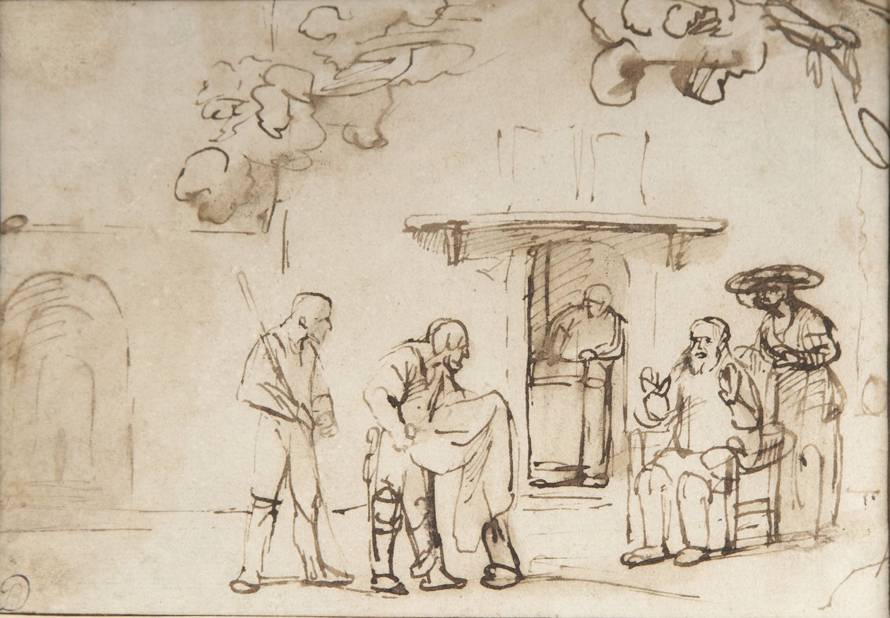 Jakob får se Josefs blodflekkete kappe av Rembrandt van Rijn