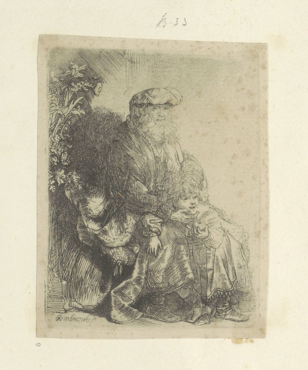 Jacob liefkoost Benjamin Samling av åttifem originaltrykk (serietittel) av Rembrandt van Rijn