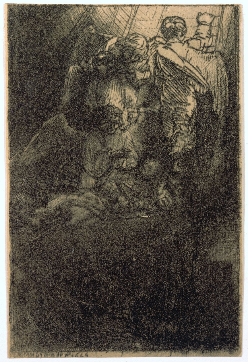 Jakobs stige, illustrasjon til «La Piedra Gloriosa» av Rembrandt van Rijn