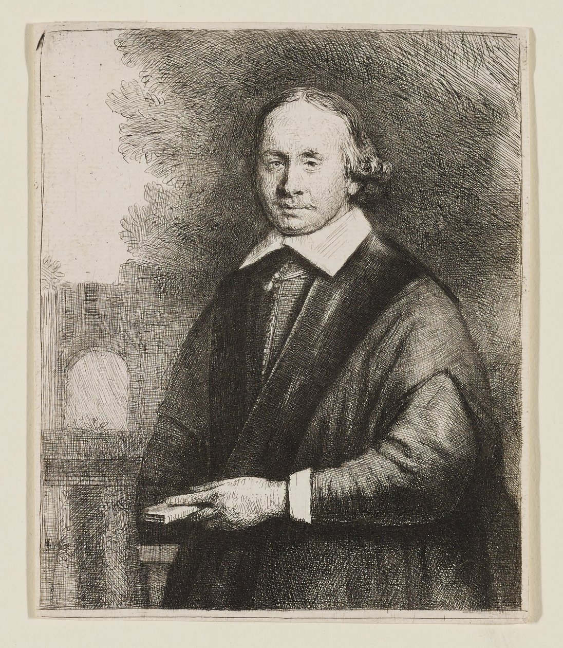 Jan Antonides Von Der Linden, professor i medisin av Rembrandt van Rijn