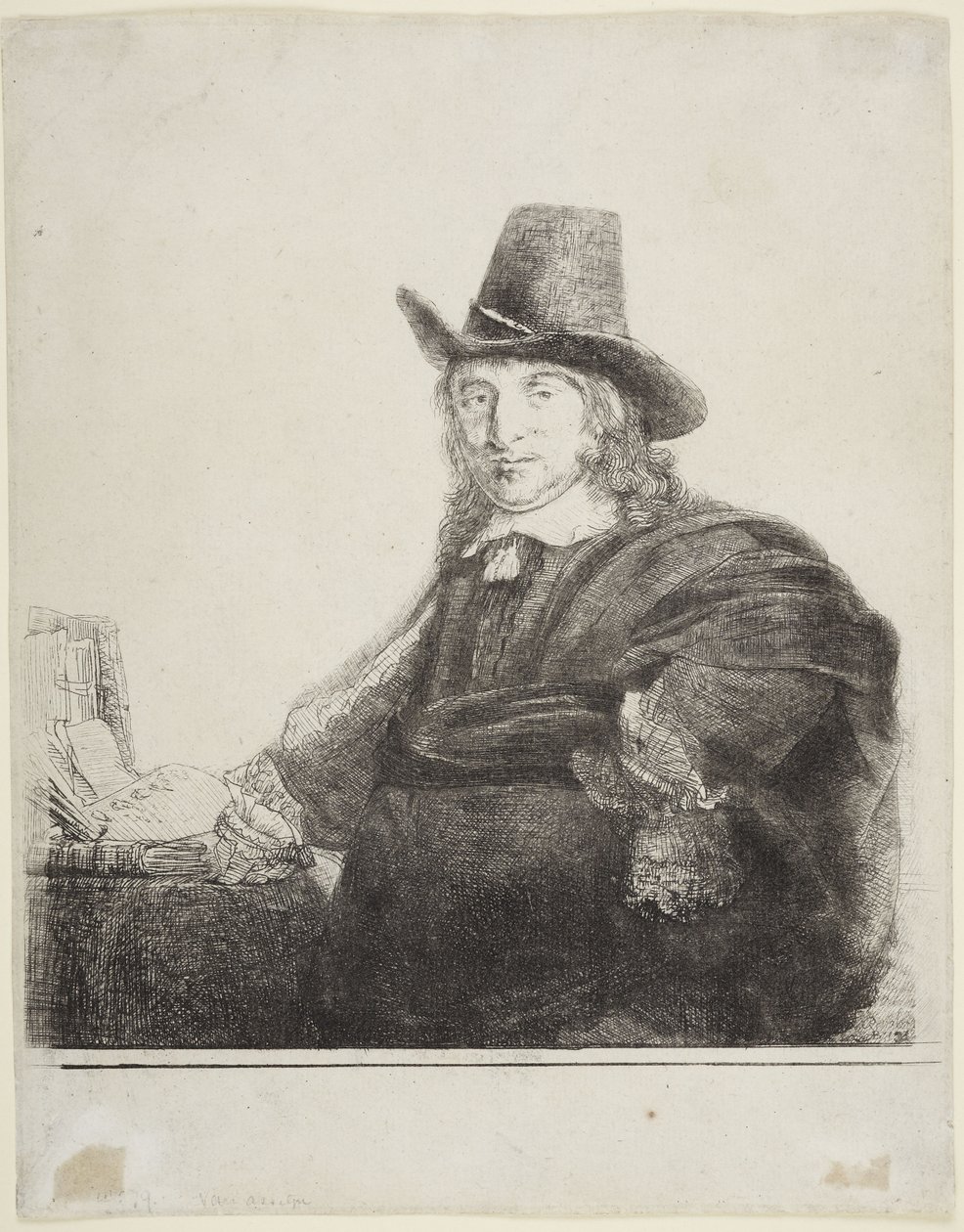 Jan Asselyn, maler av Rembrandt van Rijn