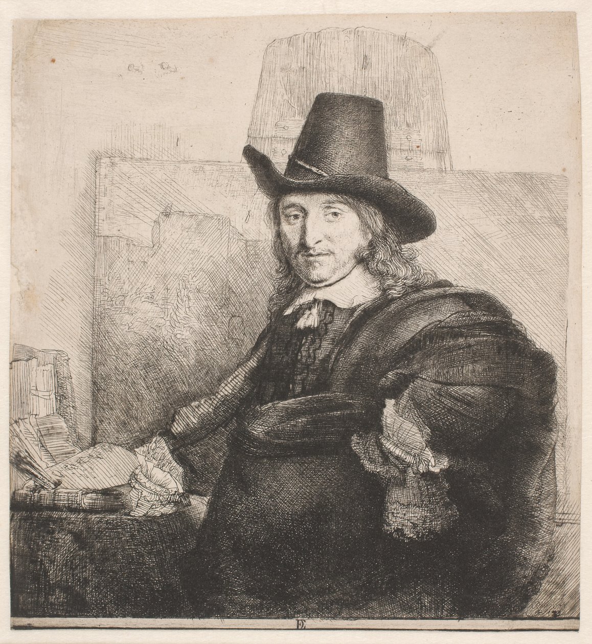 Jan Asselyn, maler av Rembrandt van Rijn