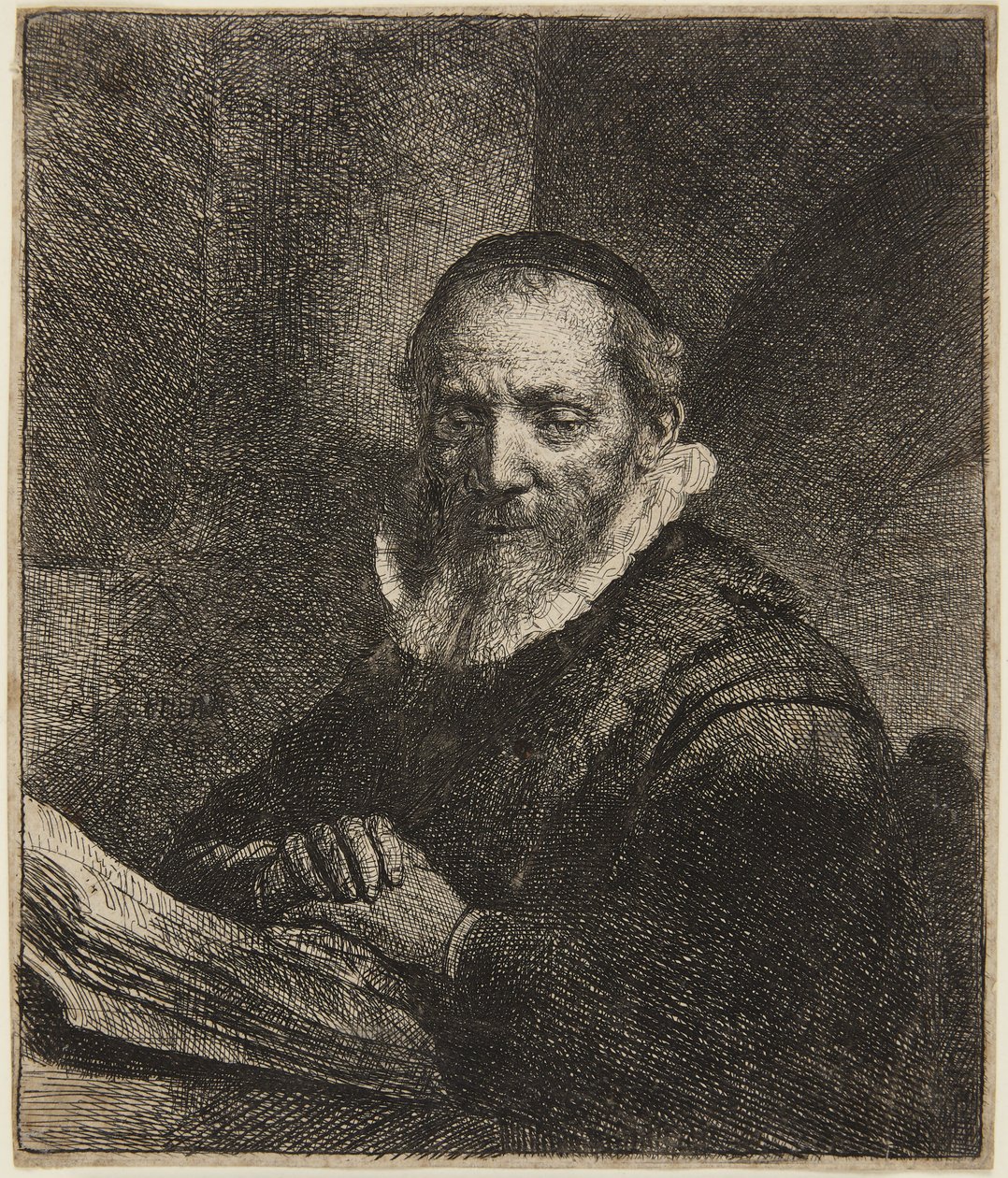 Jan Cornelis Sylvius av Rembrandt van Rijn
