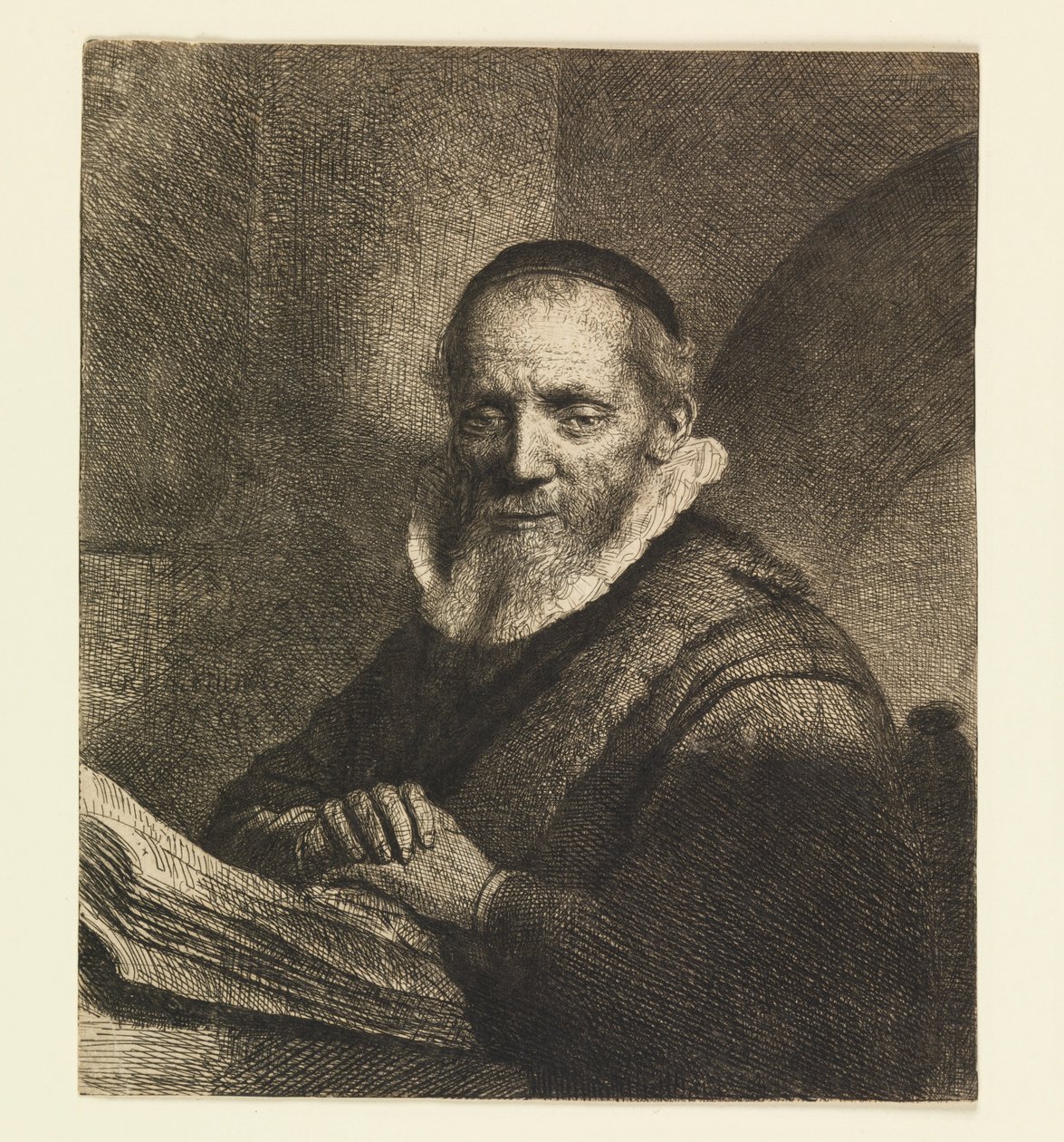 Jan Cornelis Sylvius, Predikant av Rembrandt van Rijn