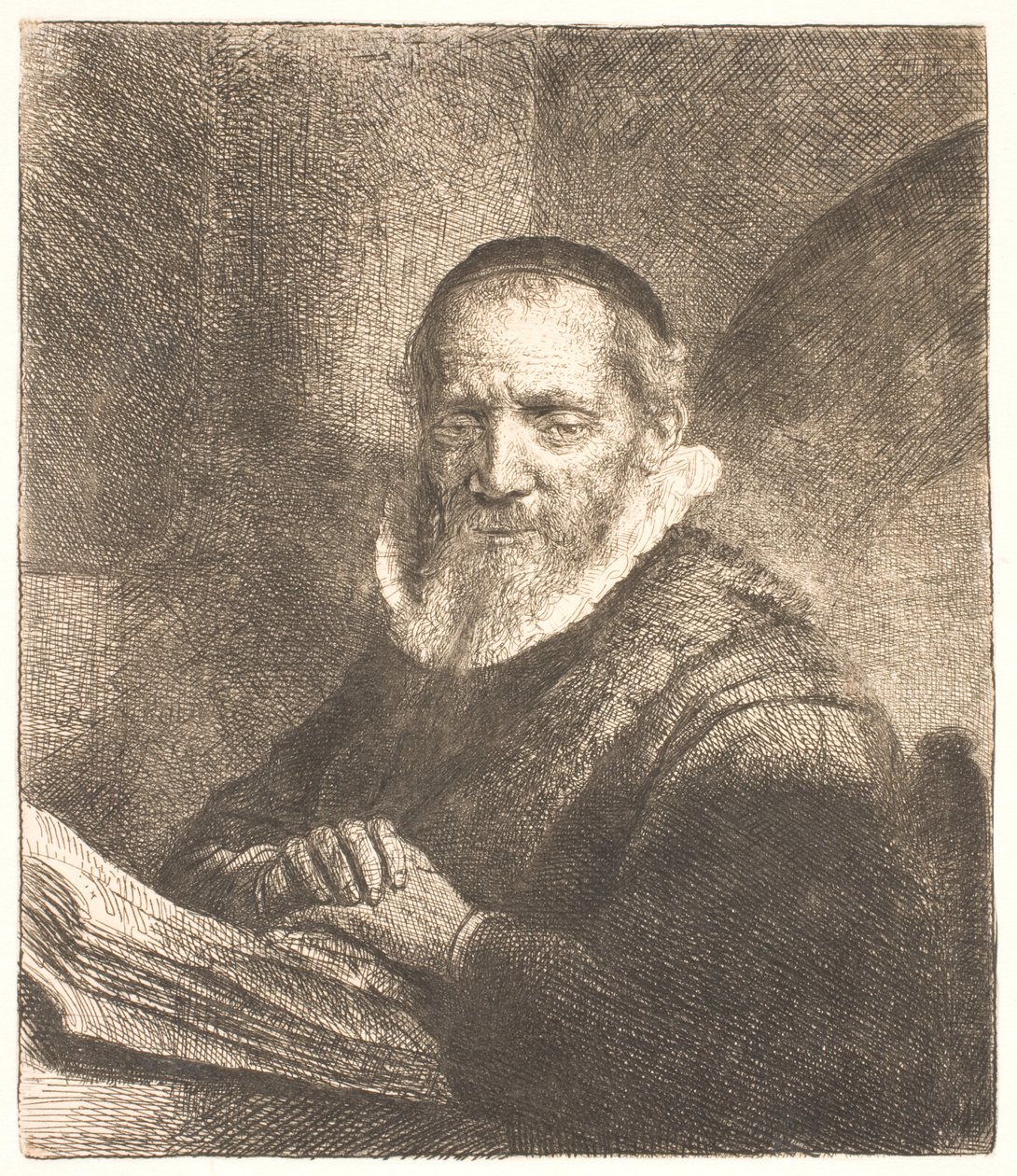 Jan Cornelis Sylvius, predikant () av Rembrandt van Rijn