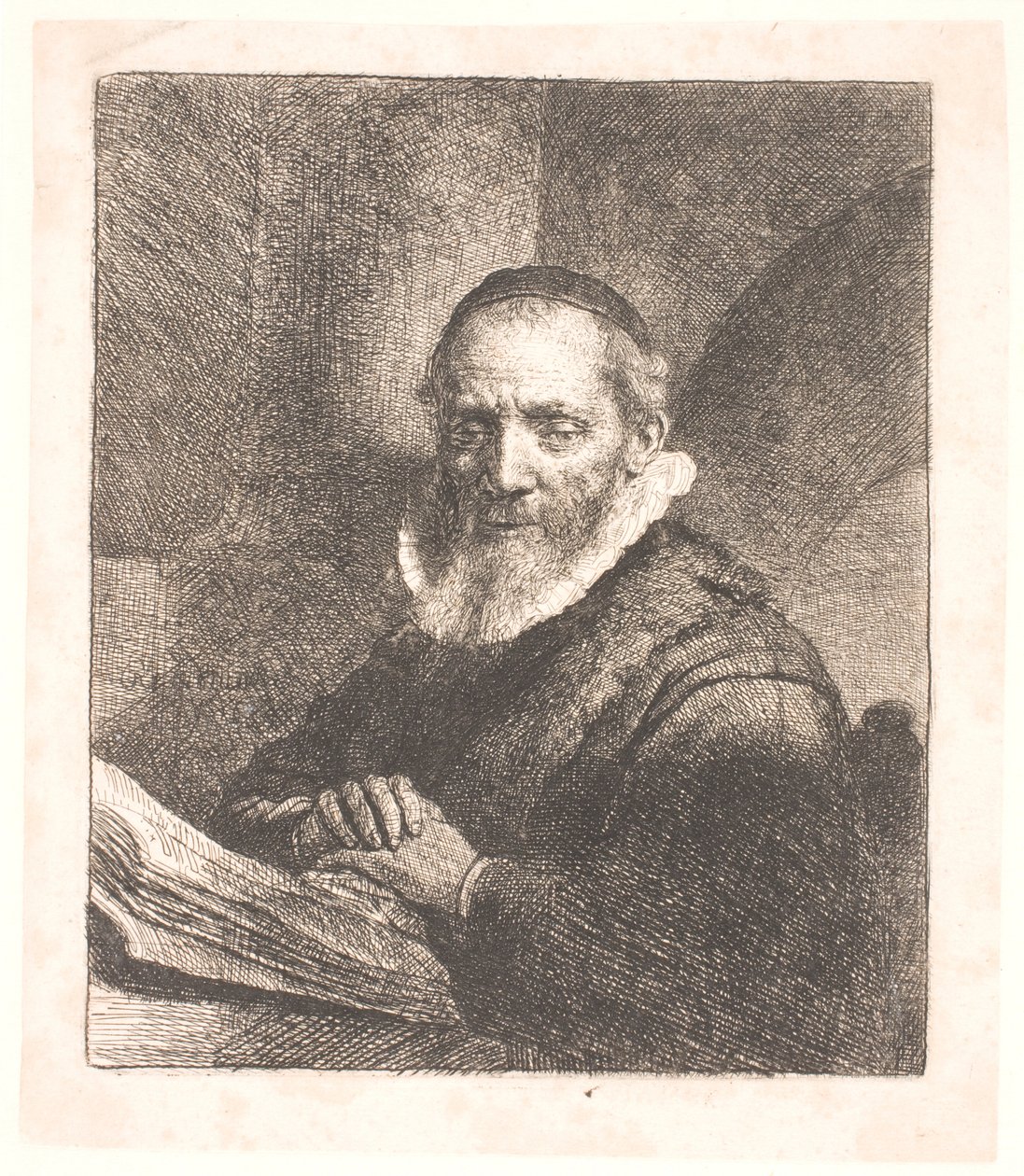 Jan Cornelis Sylvius, predikant () av Rembrandt van Rijn