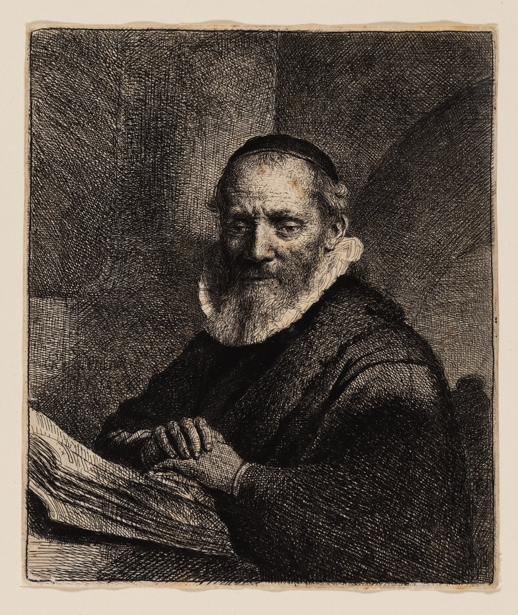 Jan Cornelius Sylvius av Rembrandt van Rijn