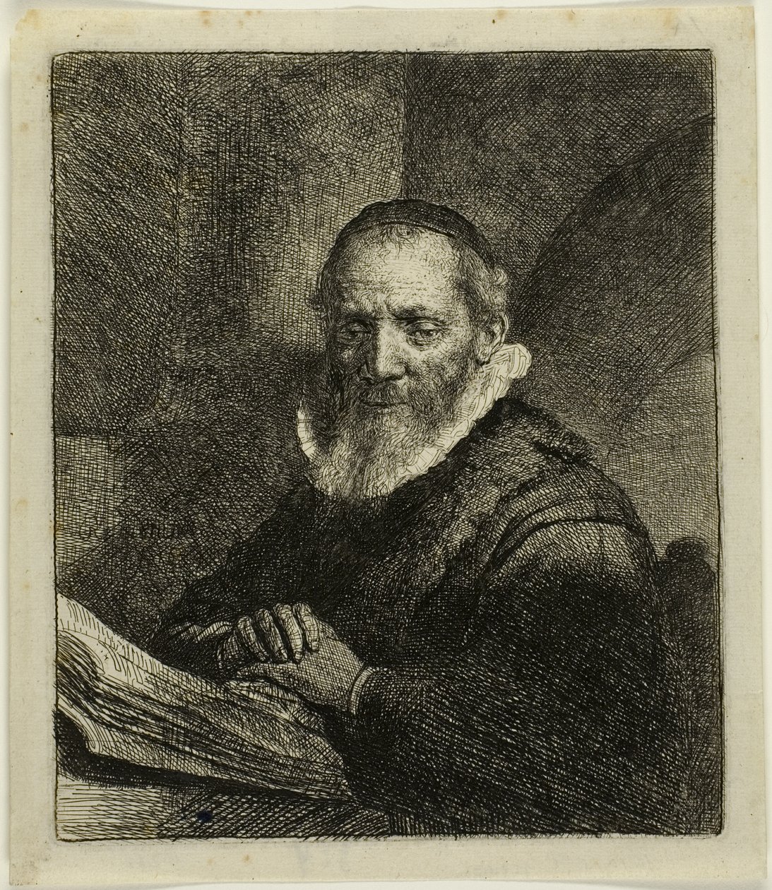 Jan Cornelius Sylvius av Rembrandt van Rijn