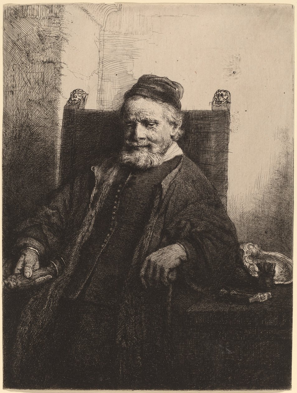 Jan Lutma av Rembrandt van Rijn
