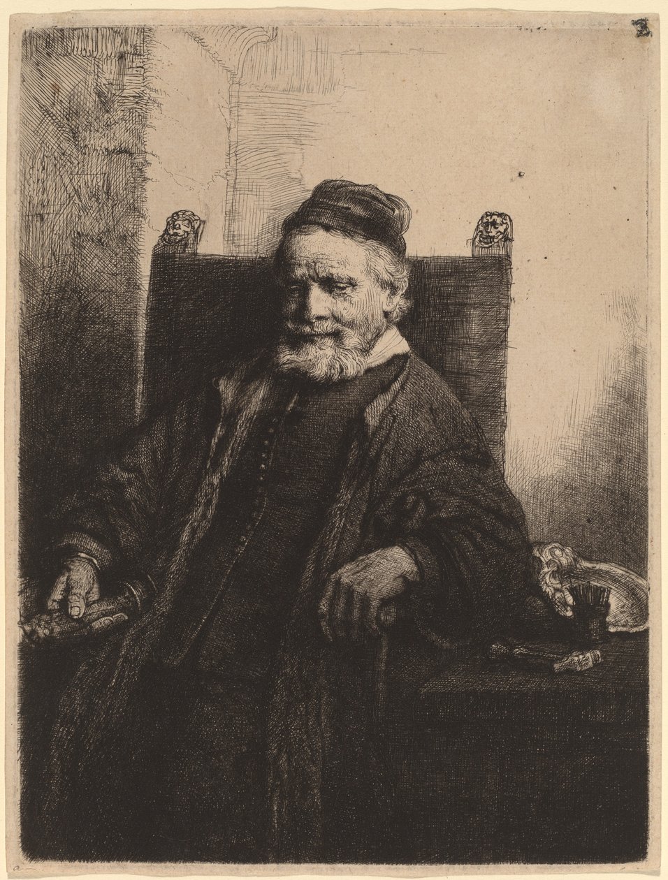Jan Lutma av Rembrandt van Rijn