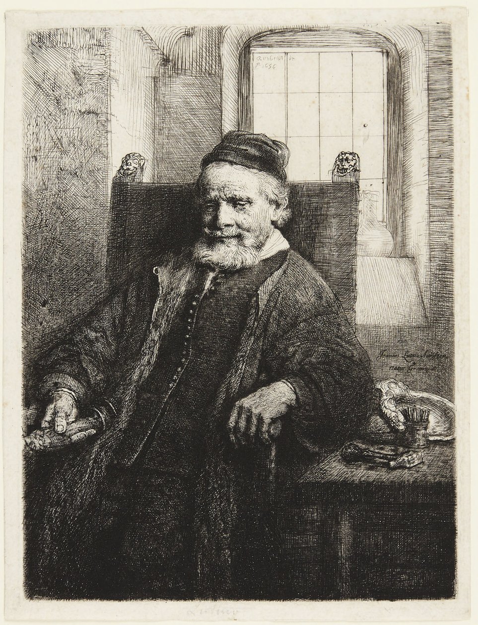 Jan Lutma, Goldsmith av Rembrandt van Rijn
