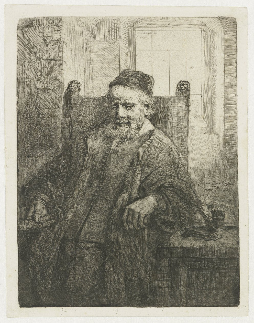 Jan Lutma, gullsmed av Rembrandt van Rijn