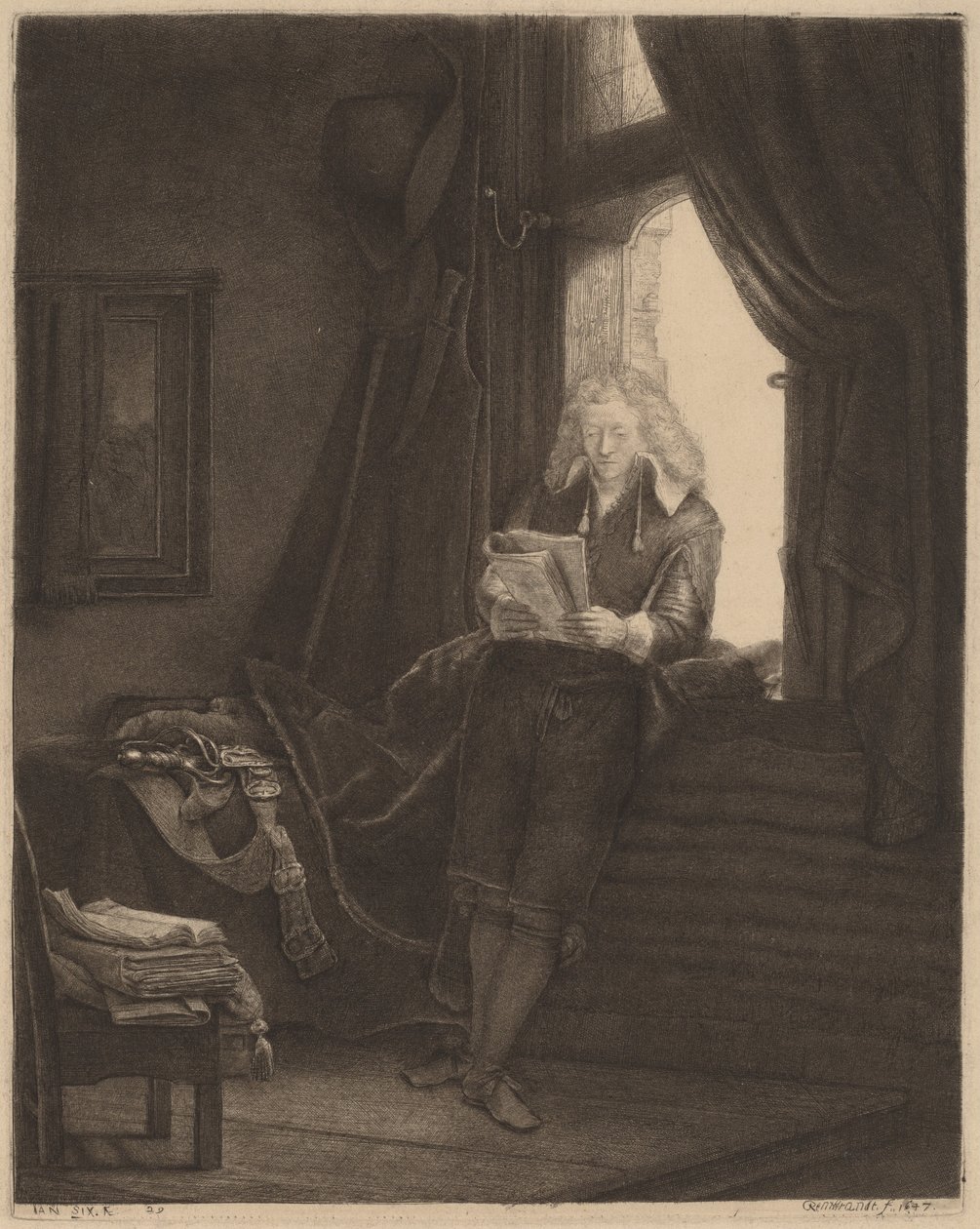 Jan seks av Rembrandt van Rijn