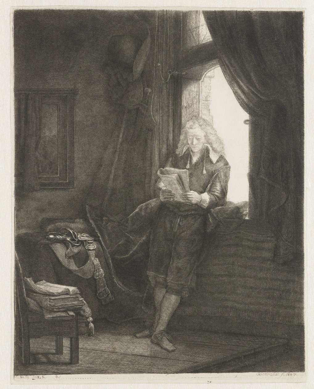 Jan seks av Rembrandt van Rijn