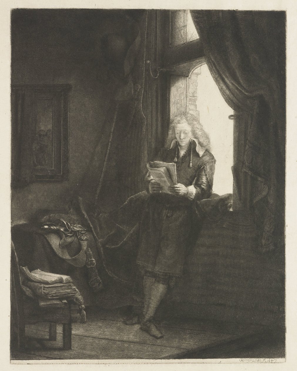 Jan seks av Rembrandt van Rijn