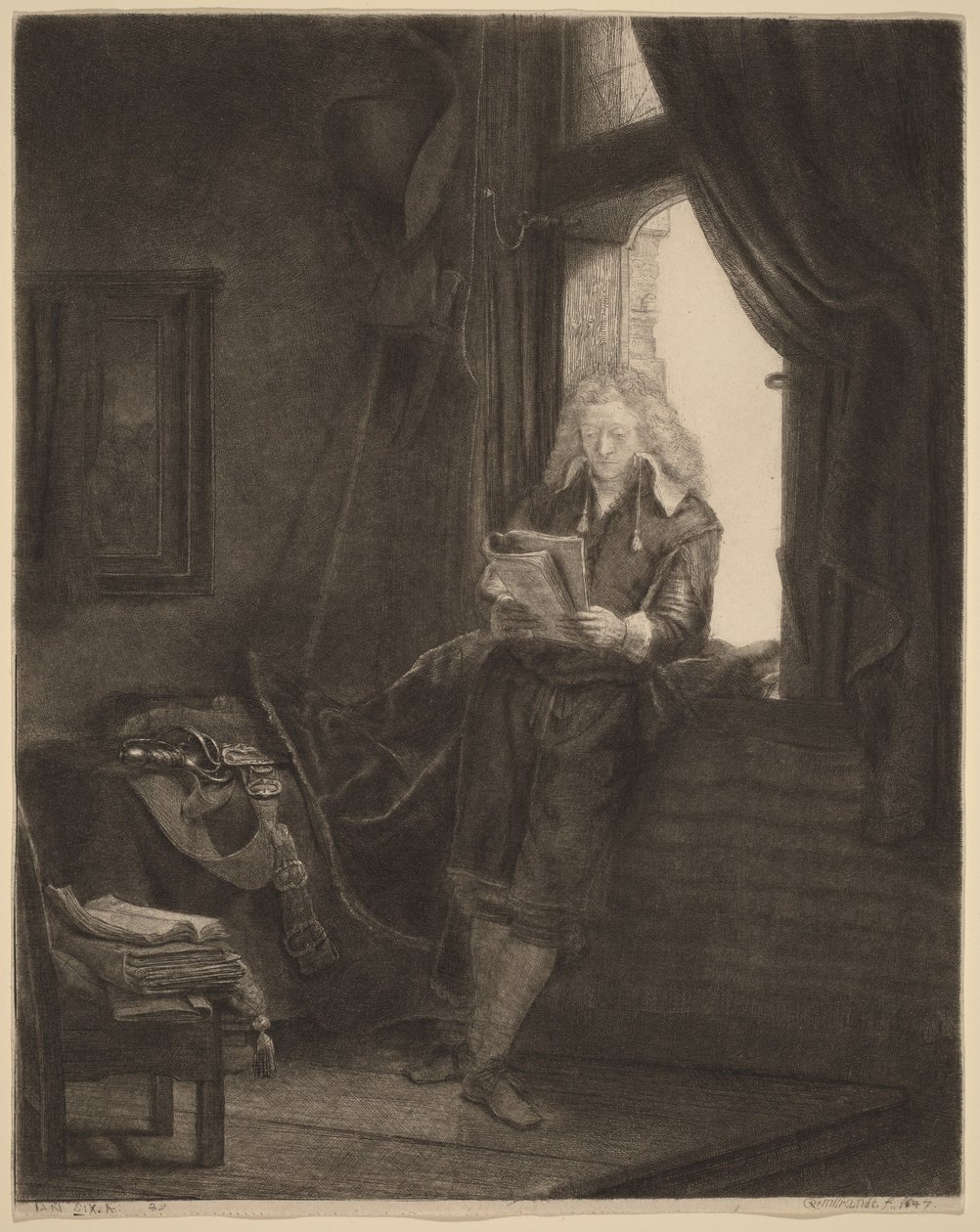 Jan Six av Rembrandt van Rijn