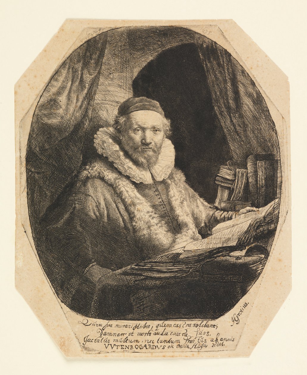 Jan Uytenbogaert (1557–1644), Remonstrantenes predikant av Rembrandt van Rijn