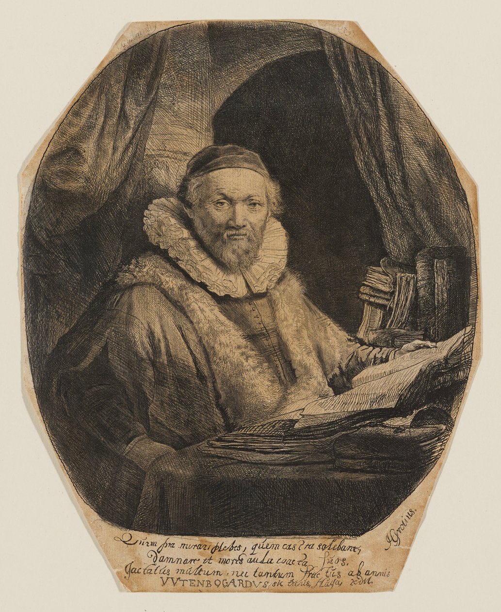 Jan Uytenbogaert av Rembrandt van Rijn