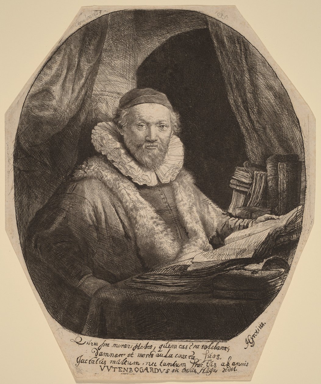 Jan Uytenbogaert av Rembrandt van Rijn