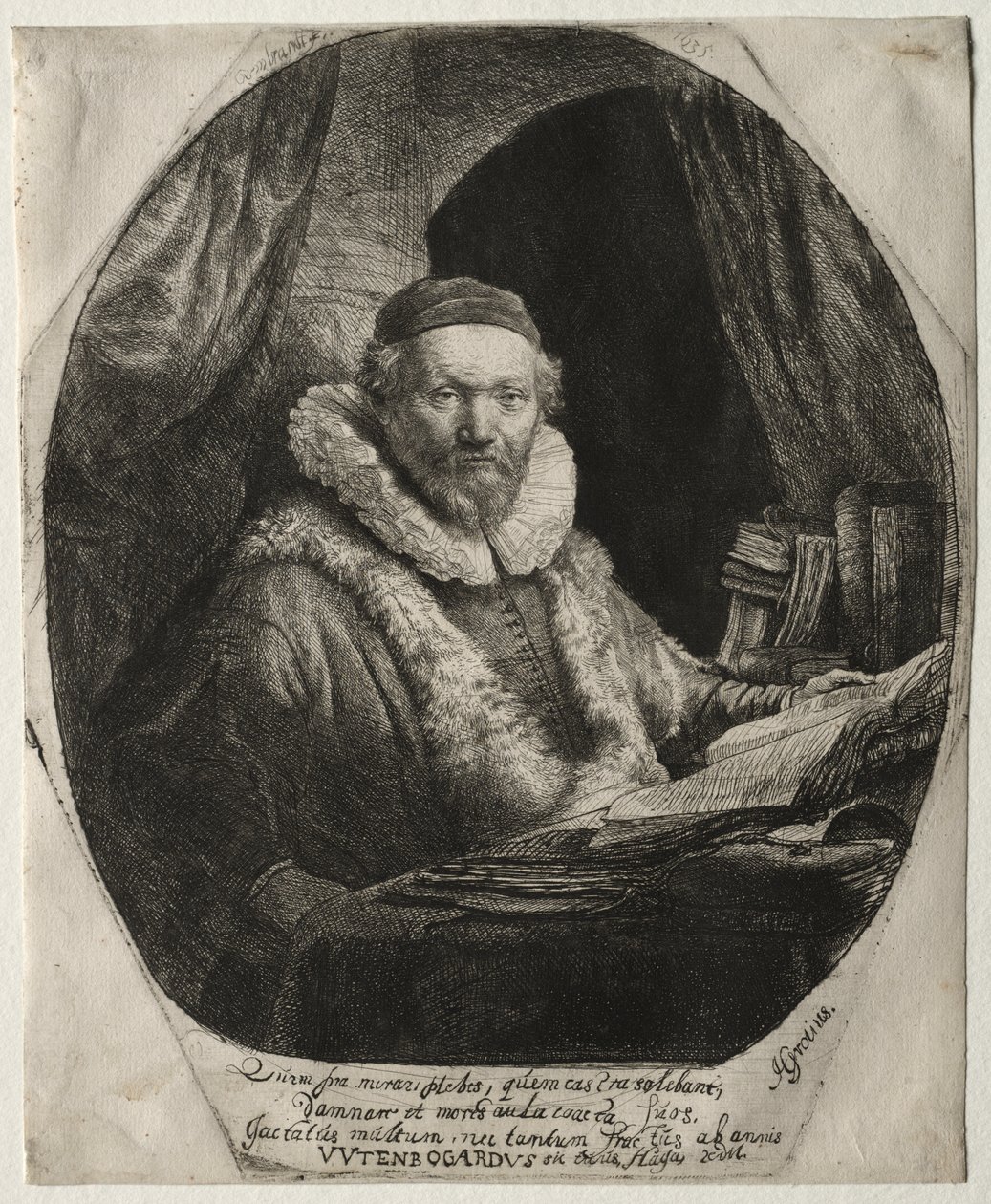 Jan Uytenbogaert, Remonstrantenes predikant av Rembrandt van Rijn