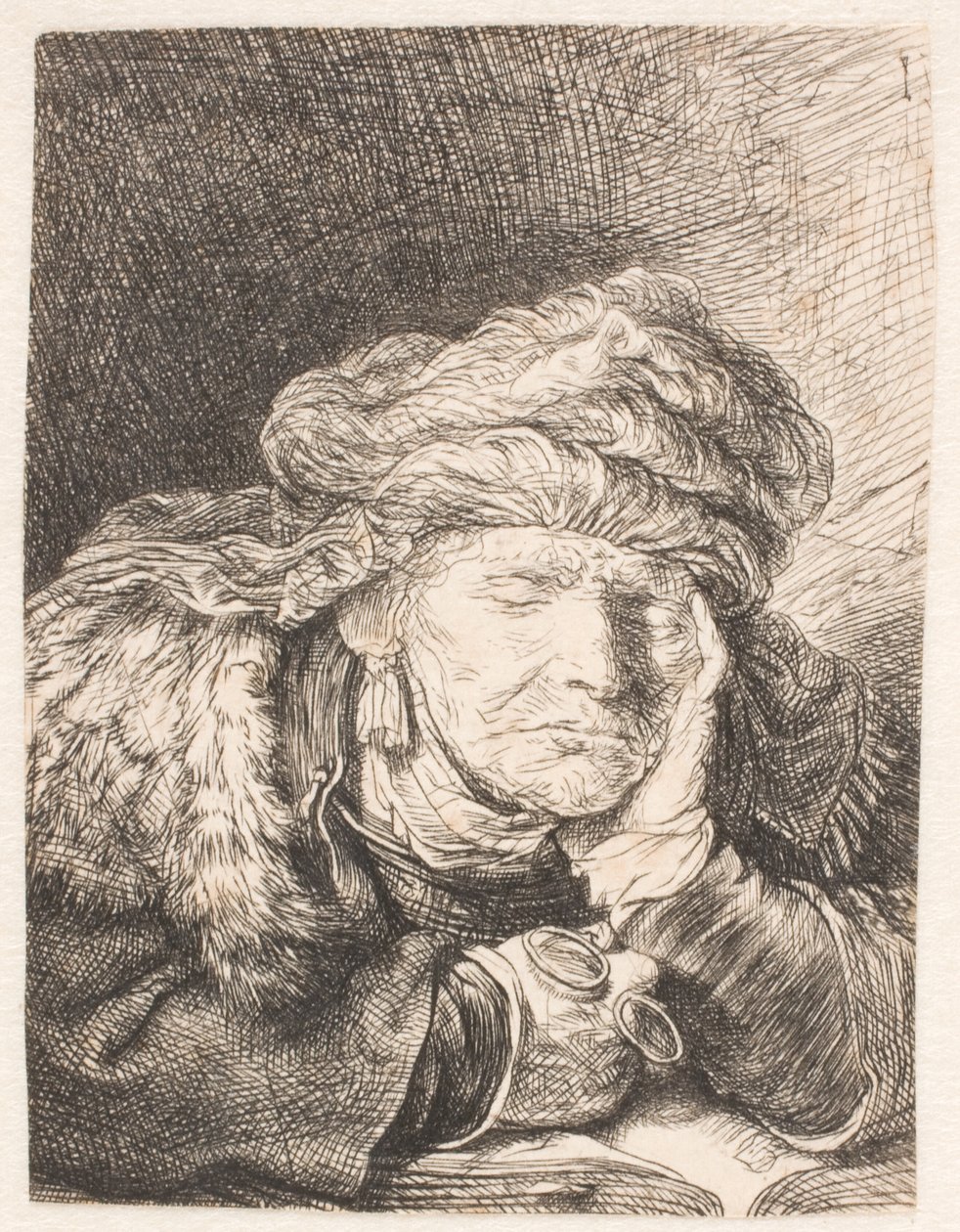 Jan Uytenbogaert, predikant for sekten av Arminian-remonstarnter av Rembrandt van Rijn