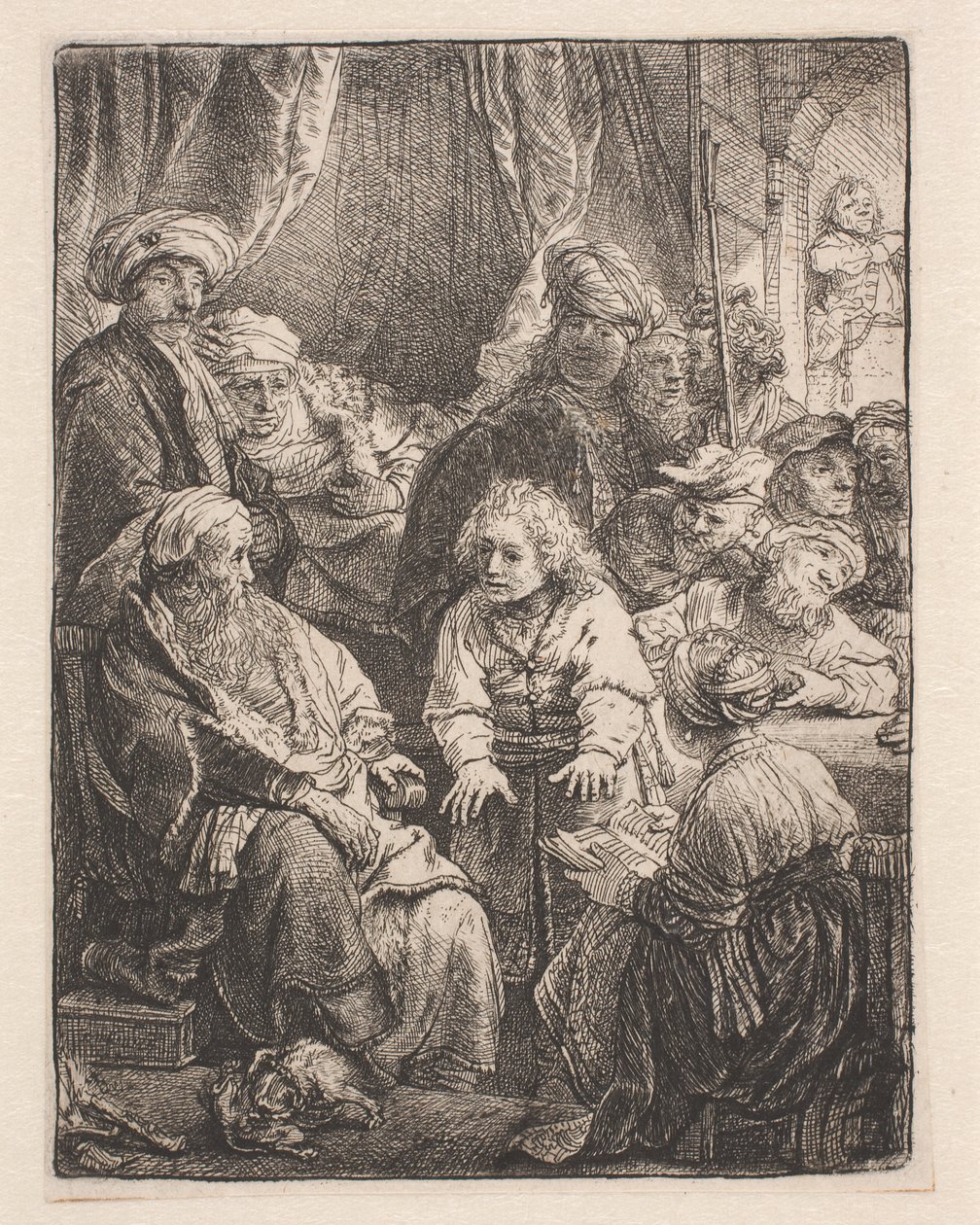 Josef forteller drømmene sine av Rembrandt van Rijn