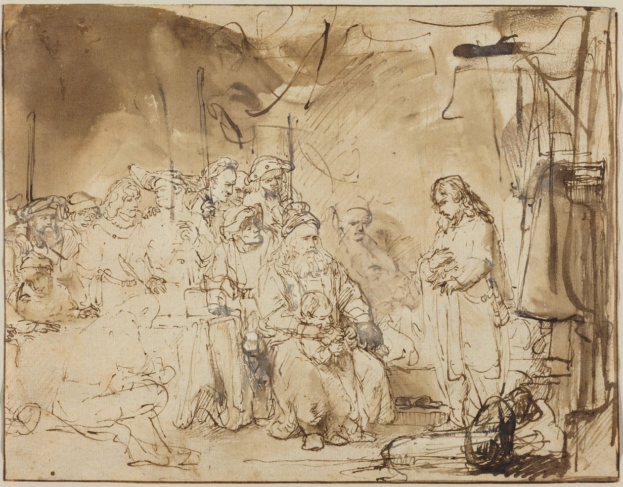 Josef forteller om drømmene sine av Rembrandt van Rijn