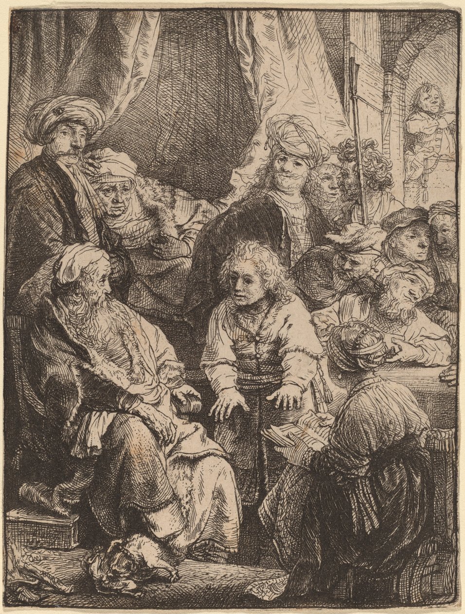 Joseph forteller sine drømmer av Rembrandt van Rijn
