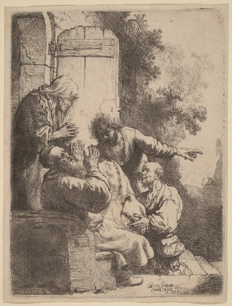 Josefs kappe ble brakt til Jakob av Rembrandt van Rijn