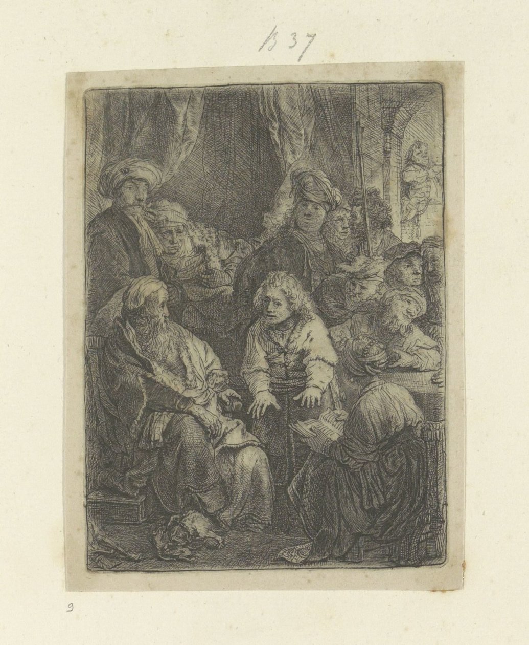 Joseph forteller drømmene sine Recueil de quatre-vingt-cinq estampes originales (serietittel) av Rembrandt van Rijn