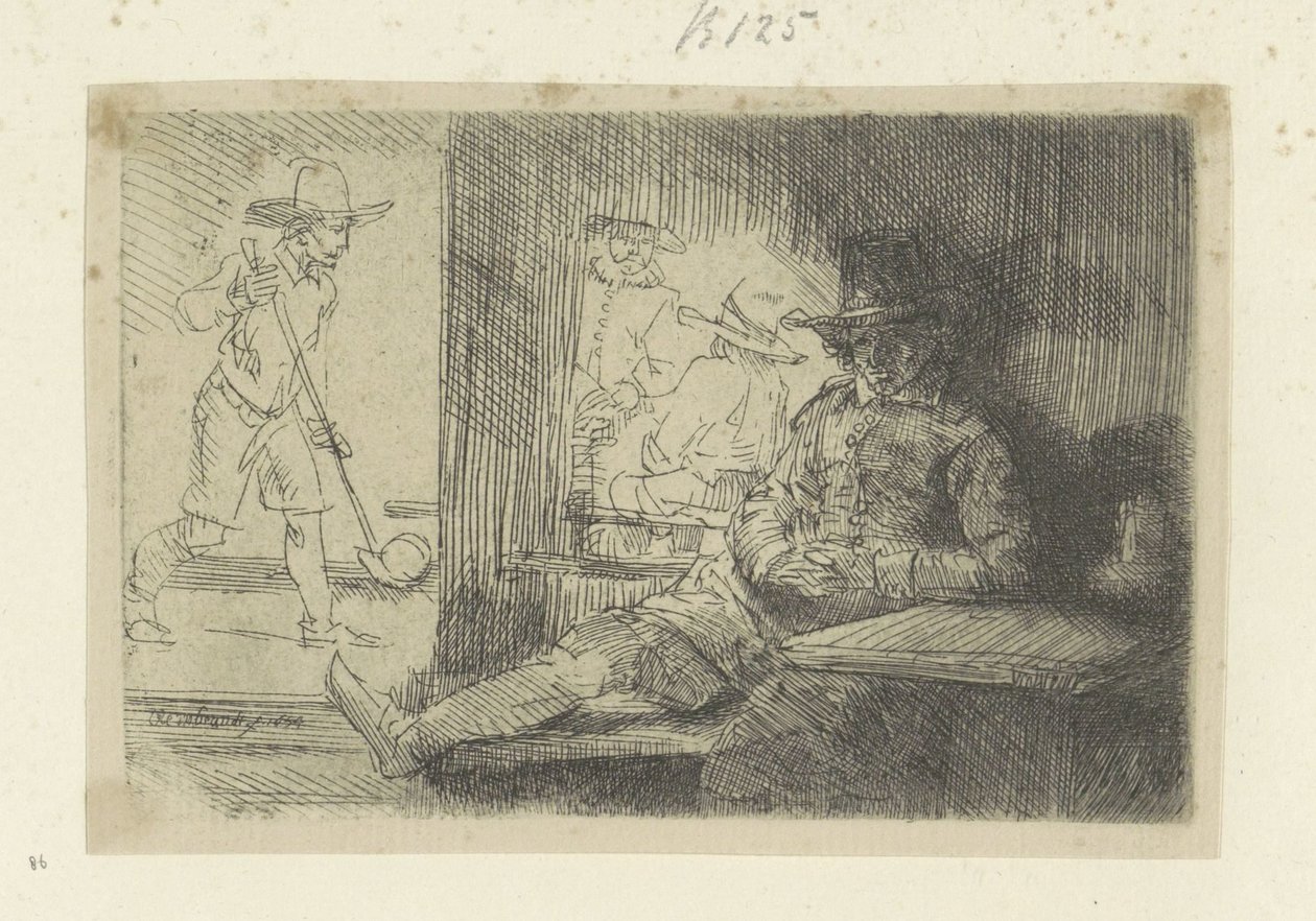 Kolfspel Samling av åttifem originaltrykk (serietittel) av Rembrandt van Rijn