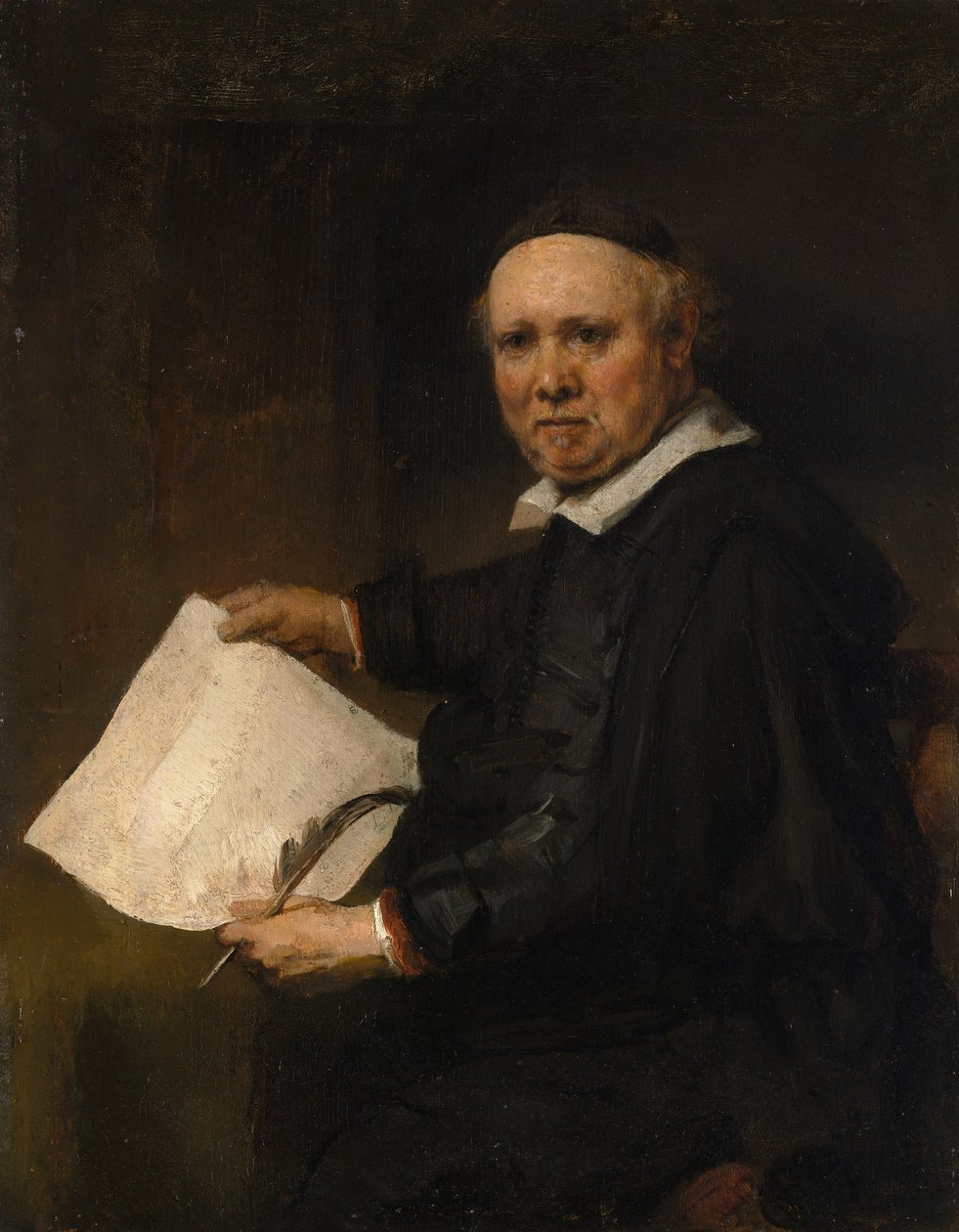 Lieven Willemsz van Coppenol født ca 1599, død 1671 eller senere. av Rembrandt van Rijn