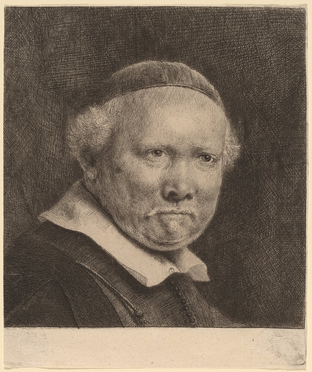 Lieven Willemsz van Coppenol: den større platen av Rembrandt van Rijn